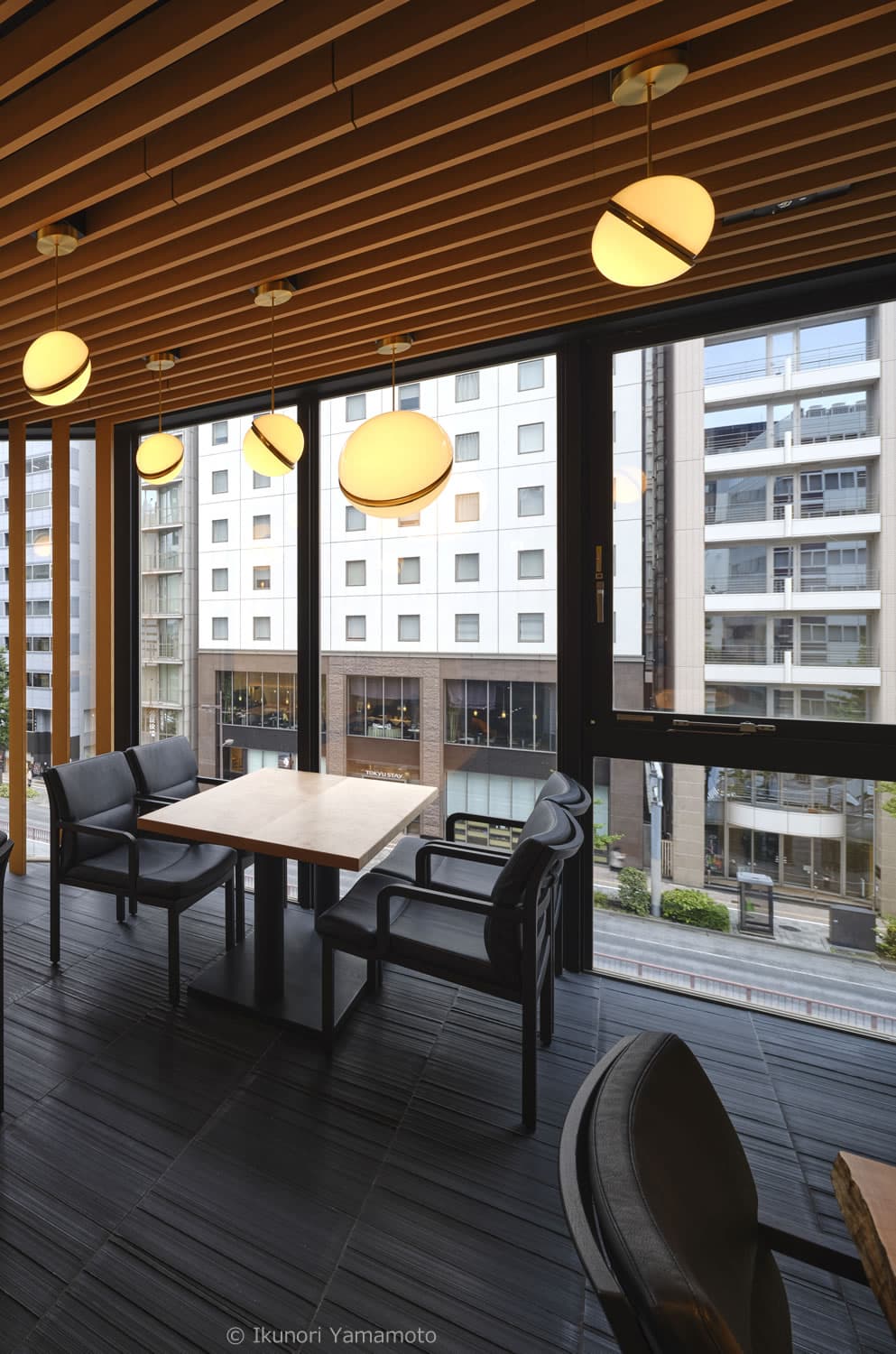 Inside our restaurant, seat by the window